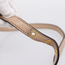 Miu Miu Hand Bag Leather 2way Beige Gold Auth BA16044A-9