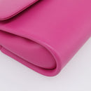 Tiffany & Co. Hand Bag Leather Pink Silver Auth BA16045V-16