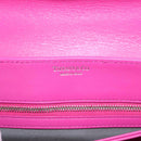 Tiffany & Co. Hand Bag Leather Pink Silver Auth BA16045V-9