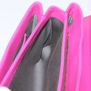 Tiffany & Co. Hand Bag Leather Pink Silver Auth BA16045V-21