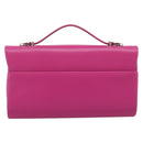 Tiffany & Co. Hand Bag Leather Pink Silver Auth BA16045V-2