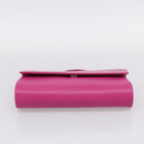 Tiffany & Co. Hand Bag Leather Pink Silver Auth BA16045V-5