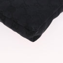 GUCCI GG Canvas Waist bag Black Silver 28566 Auth BA16046A-18