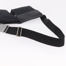 GUCCI GG Canvas Waist bag Black Silver 28566 Auth BA16046A-7
