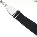 PRADA Shoulder Bag Leather White Silver Auth BA16048M-8