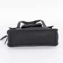 PRADA Tote Bag Leather Black Silver Auth BA16052A-5