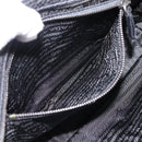 PRADA Tote Bag Leather Black Silver Auth BA16052A-27