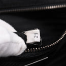 PRADA Tote Bag Leather Black Silver Auth BA16052A-12