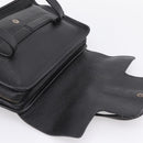 PRADA Tote Bag Leather Black Silver Auth BA16052A-8