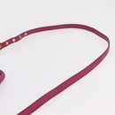 Miu Miu Hand Bag Leather 2way Pink Gold Auth BA16057A-15