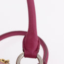 Miu Miu Hand Bag Leather 2way Pink Gold Auth BA16057A-8