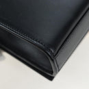 Saint Laurent Chain Shoulder Bag Leather Black Gold Auth BA16060V-17