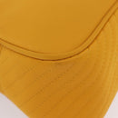 Saint Laurent Hand Bag Nylon Yellow Gold Auth BA16065A-14