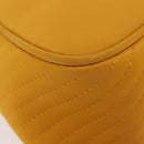 Saint Laurent Hand Bag Nylon Yellow Gold Auth BA16065A-16