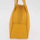 Saint Laurent Hand Bag Nylon Yellow Gold Auth BA16065A-3