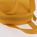 Saint Laurent Hand Bag Nylon Yellow Gold Auth BA16065A-8