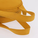 Saint Laurent Hand Bag Nylon Yellow Gold Auth BA16065A-9