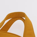 Saint Laurent Hand Bag Nylon Yellow Gold Auth BA16065A-10