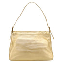 FENDI Mamma Baguette Shoulder Bag Leather Gold Auth BA16067SAM-3