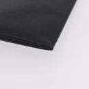 Saint Laurent Clutch Bag Leather Black Silver Auth BA16068A-14