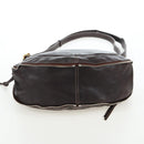 Chloe Paddington Shoulder Bag Leather 2way Brown Gold Silver Auth BA16069V-5
