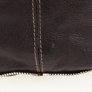Chloe Paddington Shoulder Bag Leather 2way Brown Gold Silver Auth BA16069V-15