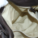 Chloe Paddington Shoulder Bag Leather 2way Brown Gold Silver Auth BA16069V-28