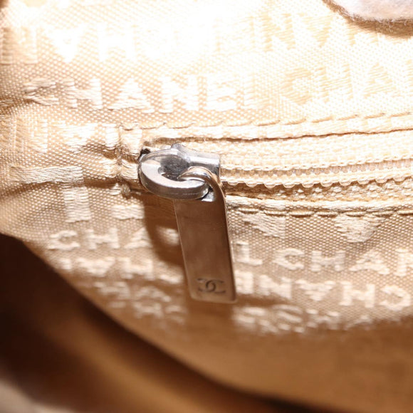 CHANEL Shoulder Bag Leather Black Silver CC Auth BA16070V