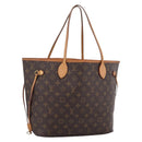 LOUIS VUITTON Monogram Neverfull MM Tote Bag M40156 LV Auth BA16072-1