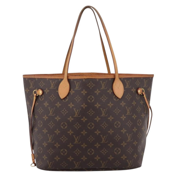 LOUIS VUITTON Monogram Neverfull MM Tote Bag M40156 LV Auth BA16072