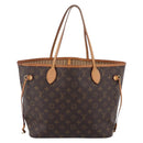 LOUIS VUITTON Monogram Neverfull MM Tote Bag M40156 LV Auth BA16072-2