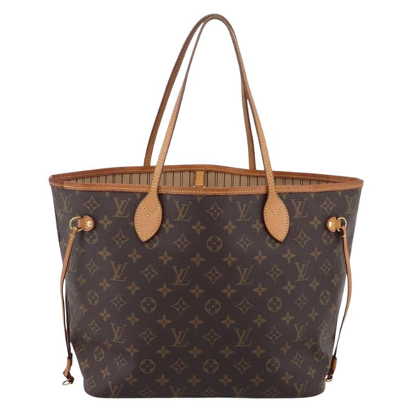 LOUIS VUITTON Monogram Neverfull MM Tote Bag M40156 LV Auth BA16072