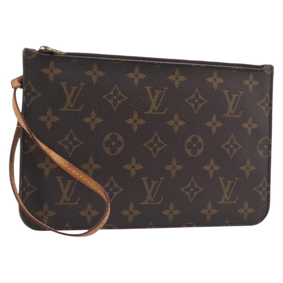LOUIS VUITTON Monogram Neverfull MM Pouch Accessory Pouch LV Auth BA16073