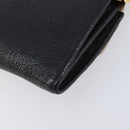 Miu Miu Chain Shoulder Wallet Leather Gold Pink Auth BA16081A-17