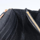 Miu Miu Chain Shoulder Wallet Leather Gold Pink Auth BA16081A-24