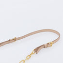 Miu Miu Chain Shoulder Wallet Leather Gold Pink Auth BA16081A-8