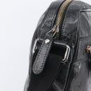 GUCCI GG Implementation Shoulder Bag Coated Canvas Black 201448 Auth BA16084-17