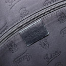 GUCCI GG Implementation Shoulder Bag Coated Canvas Black 201448 Auth BA16084-18