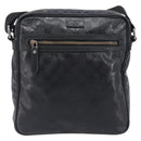 GUCCI GG Implementation Shoulder Bag Coated Canvas Black 201448 Auth BA16084-2