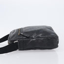 GUCCI GG Implementation Shoulder Bag Coated Canvas Black 201448 Auth BA16084-5
