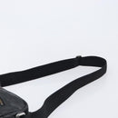 GUCCI GG Implementation Shoulder Bag Coated Canvas Black 201448 Auth BA16084-8