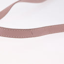 Miu Miu Matelasse Hand Bag Leather 2way Pink Silver Auth BA16088-10