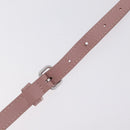 Miu Miu Matelasse Hand Bag Leather 2way Pink Silver Auth BA16088-12