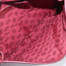 Cartier Shoulder Bag Leather Bordeaux Gold Tone Auth BA16089-17