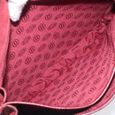 Cartier Shoulder Bag Leather Bordeaux Gold Tone Auth BA16089-21