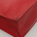 LOUIS VUITTON Epi Sac Plat PM Hand Bag Red M5274E LV Auth BA1609-14