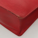 LOUIS VUITTON Epi Sac Plat PM Hand Bag Red M5274E LV Auth BA1609-15