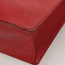 LOUIS VUITTON Epi Sac Plat PM Hand Bag Red M5274E LV Auth BA1609-10