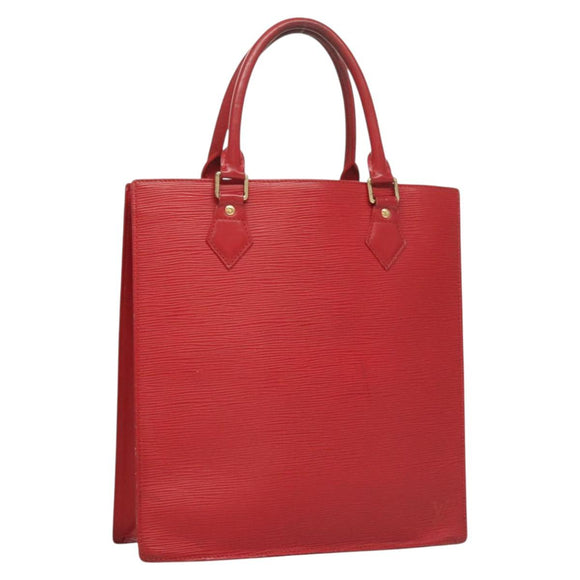 LOUIS VUITTON Epi Sac Plat PM Hand Bag Red M5274E LV Auth BA1609