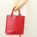 LOUIS VUITTON Epi Sac Plat PM Hand Bag Red M5274E LV Auth BA1609-21